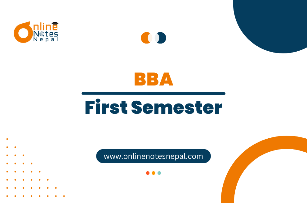 First Semester - BBA